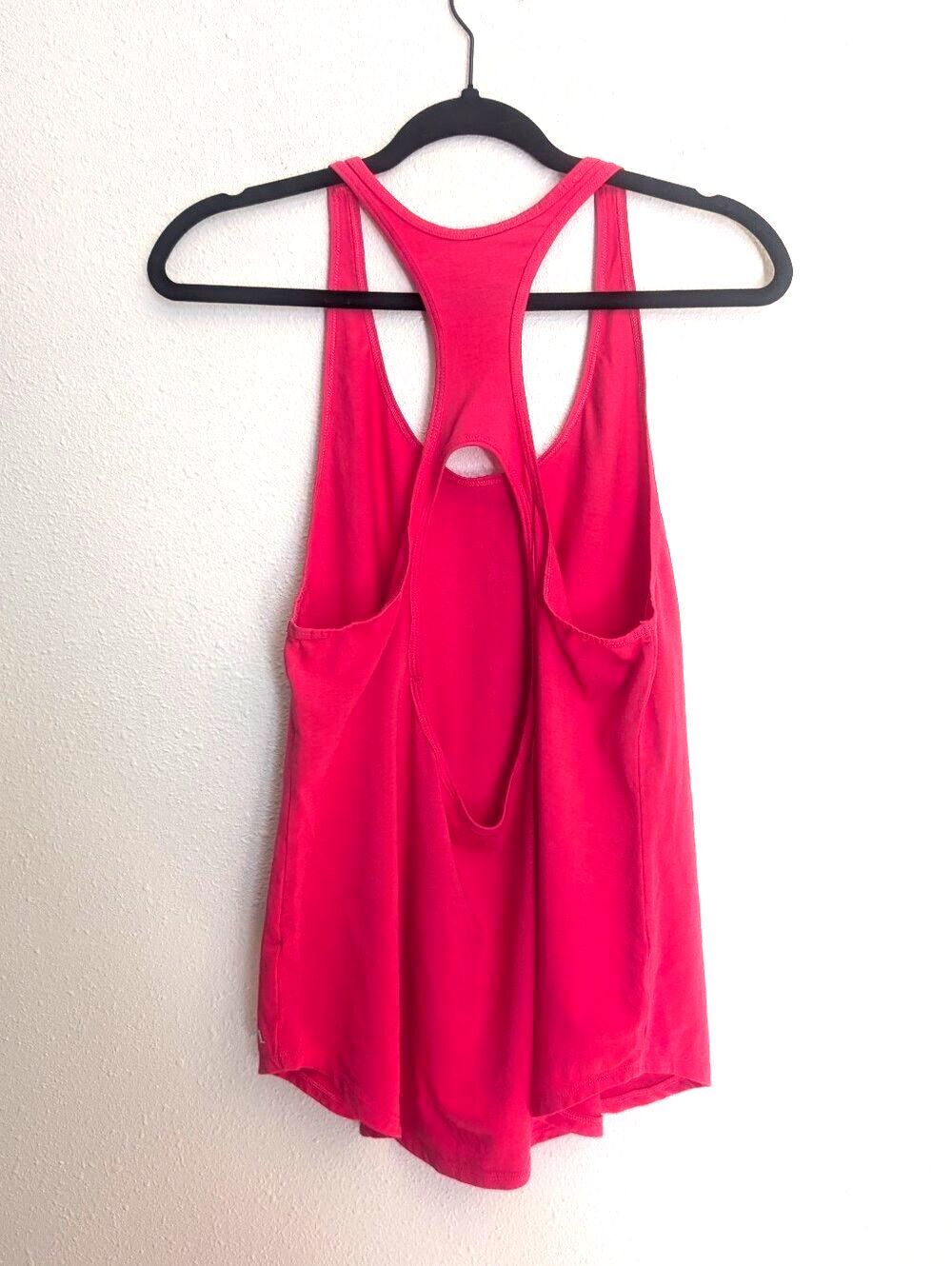 Joy Lab Cut Out Tank Raspberry Pink Size Large - Picture 4 of 6